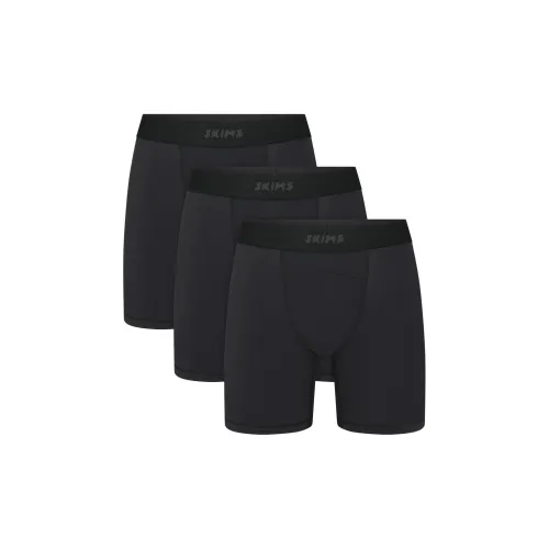 SKIMS 3 Pack OBSIDIAN/Обсидиан Мужские боксер-шорты