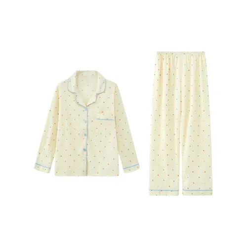 Sleep Premium Fashion Japanese Style Sweet Style Students Dormitory Home Outerwear Pajama Set Women's