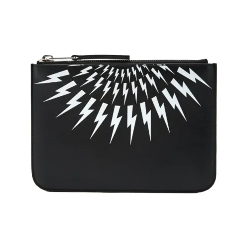 Neil Barrett Sheepskin Clutch Medium Men's Black