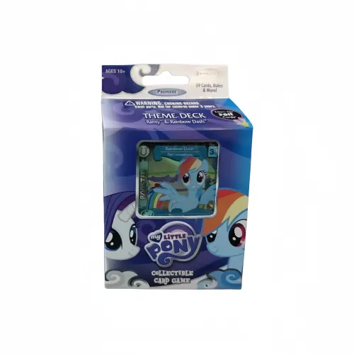 Hasbro My Little Pony US EDITION Карта Deck Premiere Rainbow Dash IP Аниме Карточки 1 коробка 59 шт