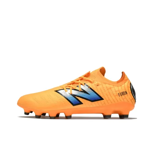 New Balance NB Furon v7+ HG Твердый Ground Футбольные бутсы Мужской Апельсин
