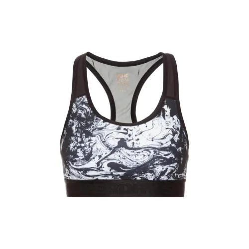 SUPERDRY Бюстгальтер Женский Черный Белый