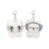 Наушники Кошка + Плачущая Кошка + Серебряный Брелок