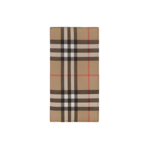 Burberry Холст Кошелек Холст Сумка Унисекс Коричневый
