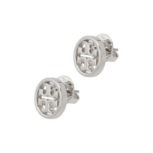 TORY BURCH Серьги с металлическими заклепками женские серебряные