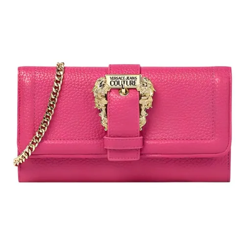 VERSACE JEANS COUTURE Полиэстер Одно плечо Через плечо Клатч Женский Розовый