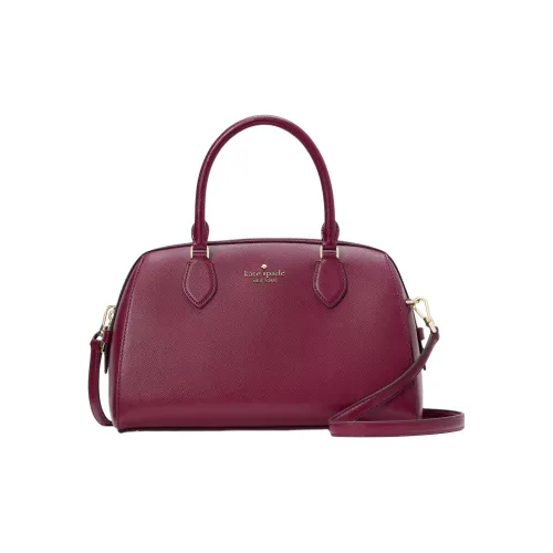 Kate Spade Крестообразная текстура кожа сумка через плечо сумка через плечо большая женская сумка ежевика