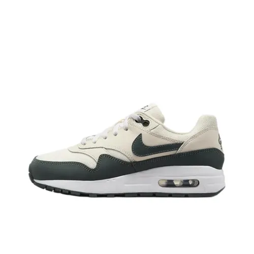 Nike Air Max 1 Детская беговая обувь Низкий топ Бежевый Унисекс