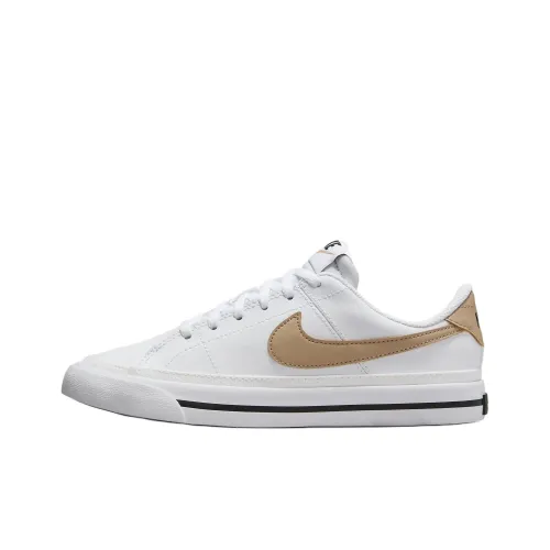 Nike Court Legacy Slip Resistant Abrasion Resistant Low Топ Детские Скейтбординги Белый