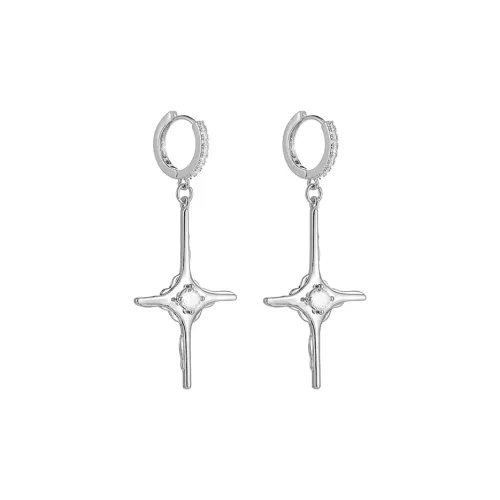 Серьги из стерлингового серебра 925 пробы с цирконием NATURALLYJOJO Women's Silver