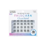 Легкие накладные ресницы с прозрачными стеблями