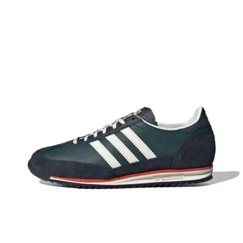 Adidas Originals SL 72 Противоскользящий Устойчивый к истиранию Низкий Топ Casual Женский Темно-зеленый