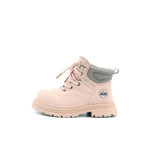 JEEP Амортизация Износостойкие детские ботинки розовые для малышей