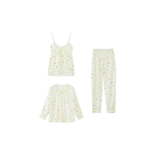 Сон Японский стиль Сладкий и милый Студенческий общежитие Домашний Внешняя одежда Готовый Пижамный комплект Женский