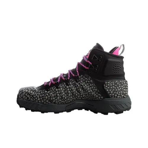 nike Zoom Meriwether Posite Амортизация Износостойкий Высокий Топ Повседневная обувь Унисекс Черный