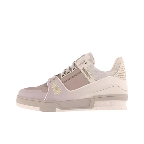 LOUIS VUITTON Тренер Low Топ Скейтборд Кроссовки Мужские Светло-Розовые