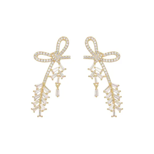 Серьги XIUJUEYINYUAN DL из медного сплава женские