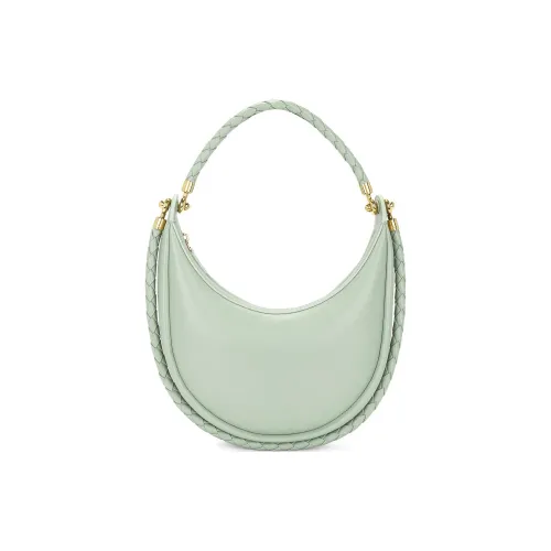 Bottega Veneta Телячья кожа Сумка через плечо Сумка-хобо Сумка Сумка через плечо Маленькая Женская Светло-зеленая