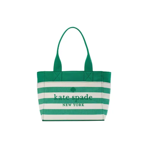 Kate Spade Холст Тоут Сумка Сумка для покупок Сумка Большая Женская Зеленая