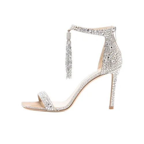 Jimmy Choo Vinca one Ремень Сандалии 9,5 см Женские Серебряные