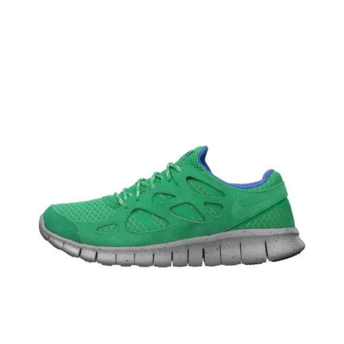 Nike Free Run 2,0 Slip-Resistant Low Top Беговые кроссовки Унисекс Зеленый