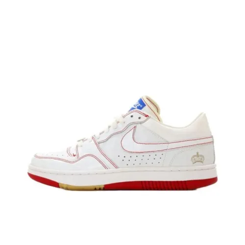 Nike Court Force Low 'MIGHTY CROWN' Амортизация Низкий Топ Скейтборд Кроссовки Мужские Белый Красный