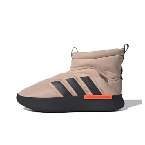 Adidas Adipuff Slip Resistant Abrasion Resistant High Top Casual Unisex Brown Adidas Adipuff Противоскользящий устойчивый к истиранию высокий топ повседневный унисекс коричневый
