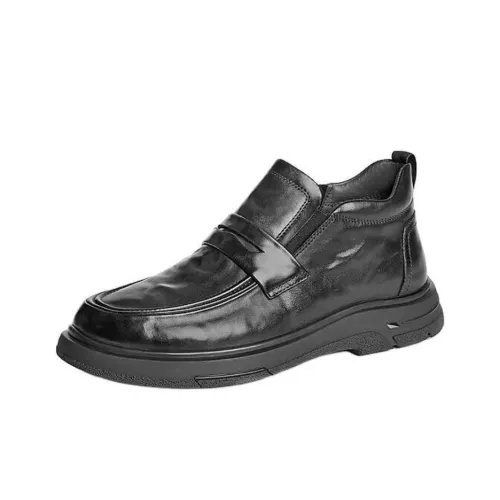 BELLE Casual Мужской Черный флис с подкладкой