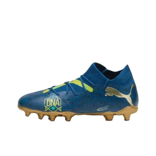 PUMA FUTURE 7 MATCH MID Топ Детские футбольные бутсы Синий Золото Цвет Подростки