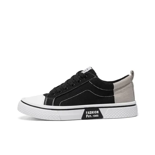 M.M Party Slip-resistant Abrasion-resistant Breathable Low-top Canvas Shoes Men's M.M Party Противоскользящие Устойчивые к износу Дышащие Низкие Кеды Мужские