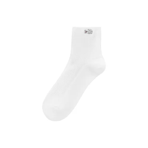 LACOSTE 1 шт Белые Женские Носки MID до икры