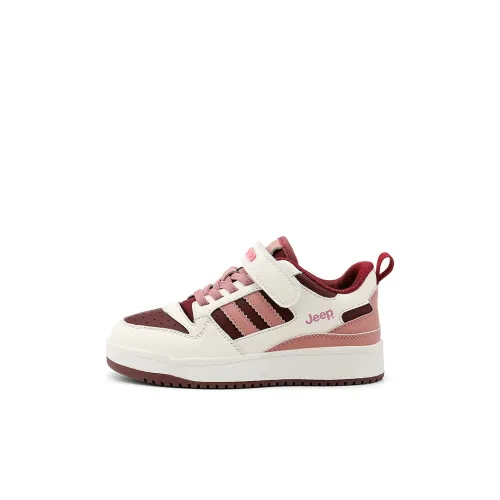 Jeep Устойчивый к истиранию Низкий Топ Детские Скейтбординги Бежевый Бордовый Детский