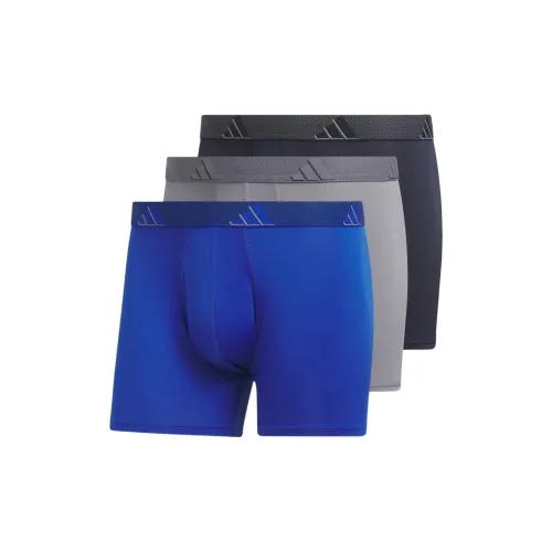 Adidas 3 Pack Синий/Серый/Чернила Мужские Боксеры