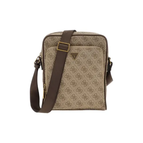 GUESS Crossbody Bag Light Brown Men's