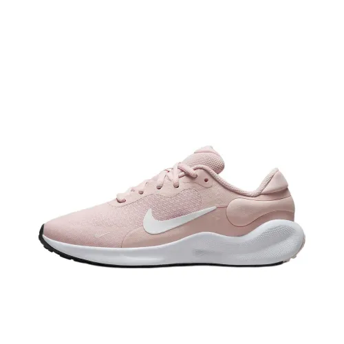 Nike REVOLUTION 7 Детская беговая обувь Низкий топ Розовый/Белый Школьный возраст