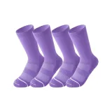 Фиолетовые профессиональные носки, экипаж, скакалка, универсальные спортивные носки [набор из 2 пар, упаковка]