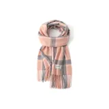 Розово-серый в клетку