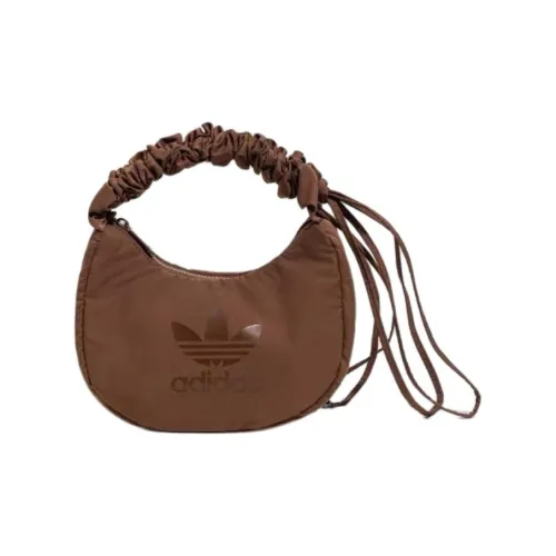 Adidas Originals Переработанная ткань Cloud Сумка через плечо Сумка Сумка Обычная Женская Темно-коричневая