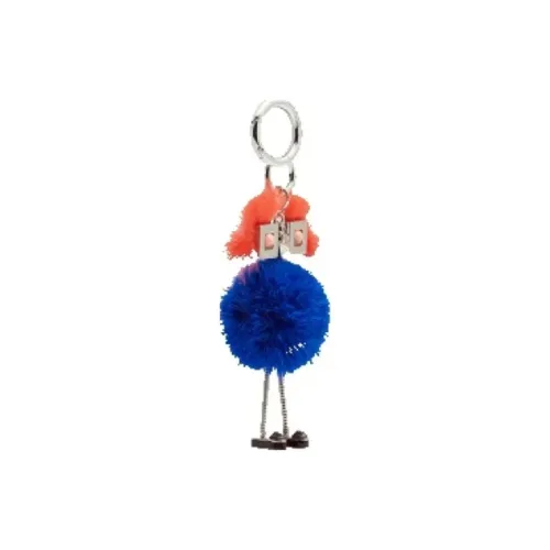 FENDI Keychains Women's с покрытием из палладия синий