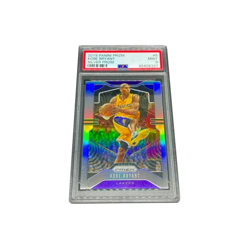 PANINI 2019-20 Prizm Lakers Kobe Silver Fold PSA9 Last Year Prizm Kobe Bryant Card Certified Cards 1 Pack PANINI 2019-20 Prizm Лейкерс Коби Серебряный Fold PSA9 Карта последнего года Prizm Kobe Bryant сертифицированные карточки 1 упаковка