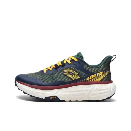 LOTTO Slip-resistant Abrasion-resistant Low Top Casual Shoes Unisex Blue LOTTO Противоскользящий Устойчивый к истиранию Низкий Топ Повседневная Обувь Унисекс Синий