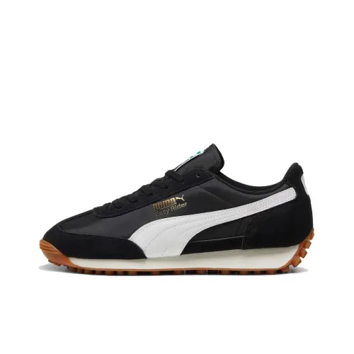 PUMA Easy Rider Vintage Casual Low Top Черный Белый Унисекс