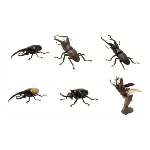 BANDAI Кимоно Энциклопедия Мини Insect Коллекция Lucky Целая коробка 6 шт