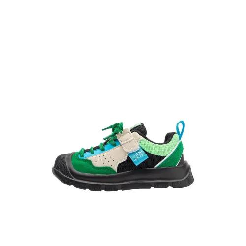 DEERWAY Детская повседневная обувь Low Топ Черный и Зеленый Ласточкин хвост Kids