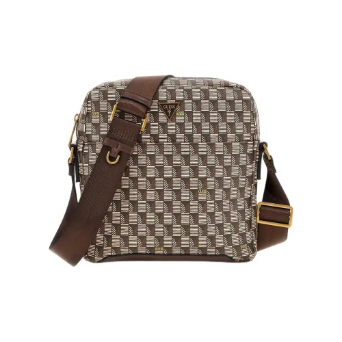 GUESS Crossbody Bag Brown Men's