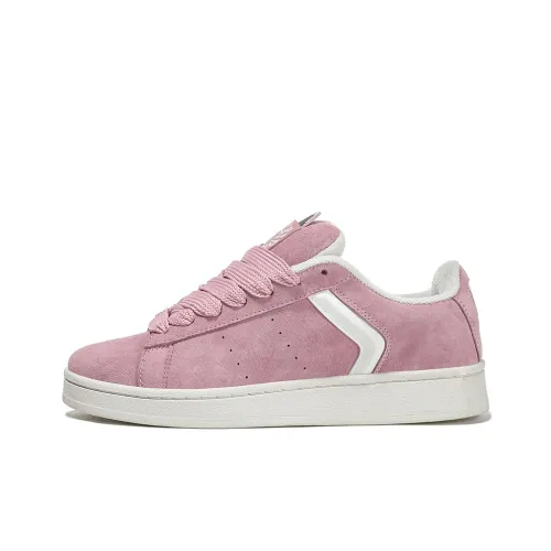 DILPI Slip-resistant Abrasion-resistant Low-top Skateboard Shoes Unisex Pink White DILPI Противоскользящие Аbrasion-resistant Низкие Кроссовки для скейтбординга Унисекс Розовый Белый