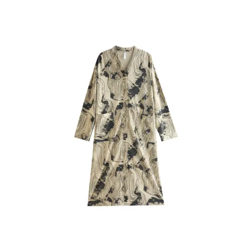 Same Language Ночная сорочка Женская Позолоченный Ink Glossy Feather Black
