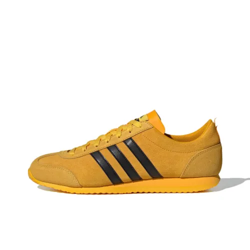 Adidas VS JOG 2,0 Немецкая армейская обувь Низкий топ Золото/Солнечный желтый/Черный Унисекс