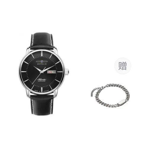 ZEPPELIN Кварцевый механизм Мужские часы Часы Черный циферблат