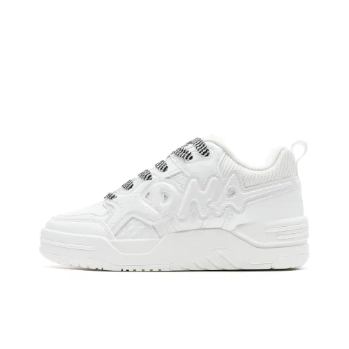 XTEP Европейский Пакет Противоскользящие Устойчивые к Износу Низкие Кроссовки для Скейтбординга Женские Белые